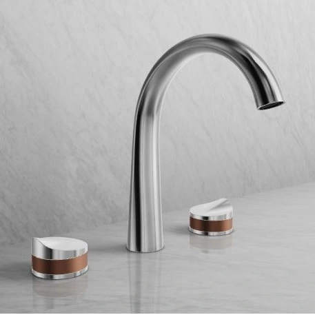 baril design silver faucet