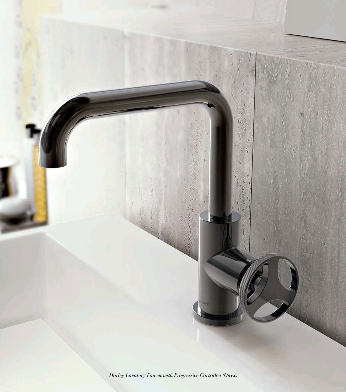 black single handle faucet graff design