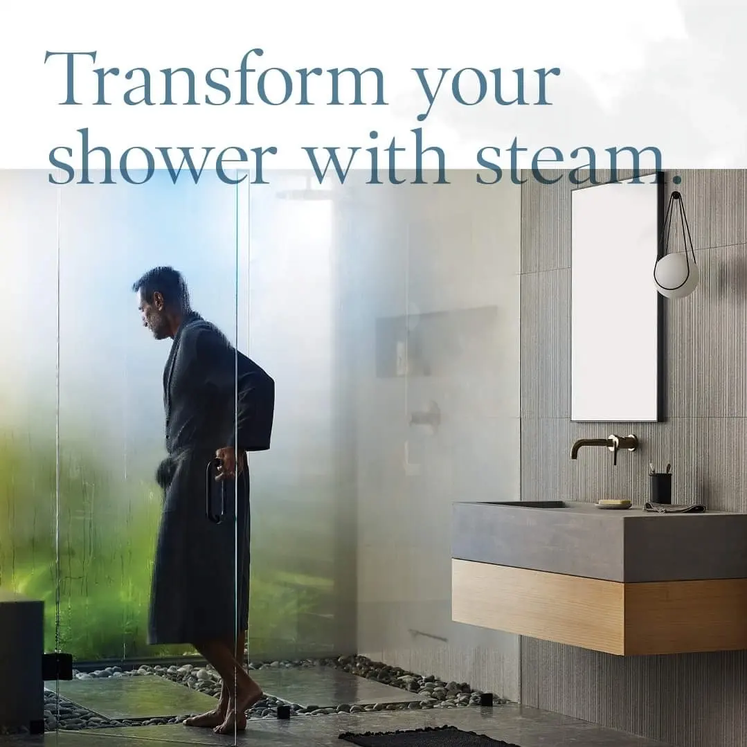 transform your shower with steam